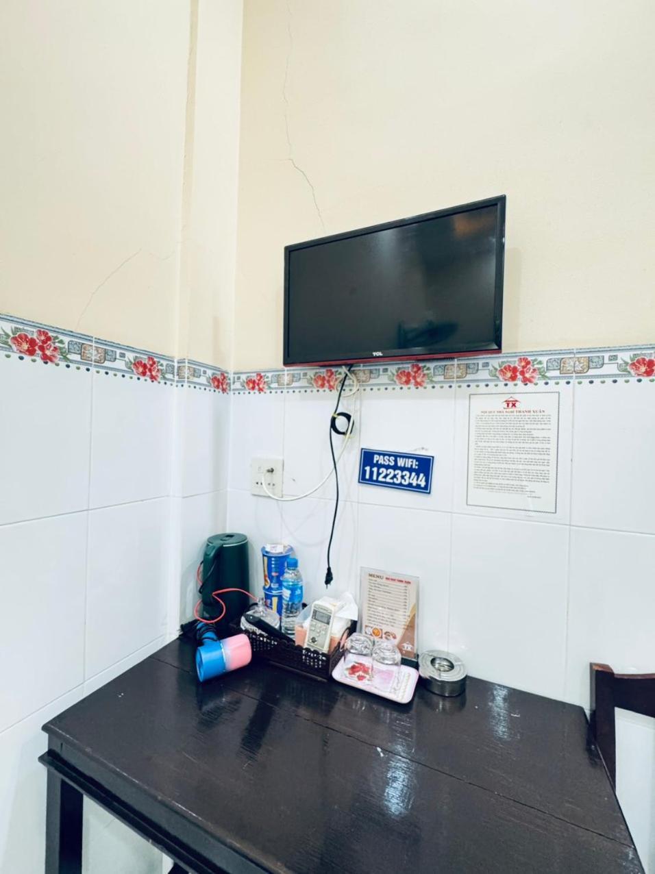 Nha Nghi Thanh Xuan- Co Cho Thue Xe May Va Xuat Hoa Don Ap Dong An Esterno foto